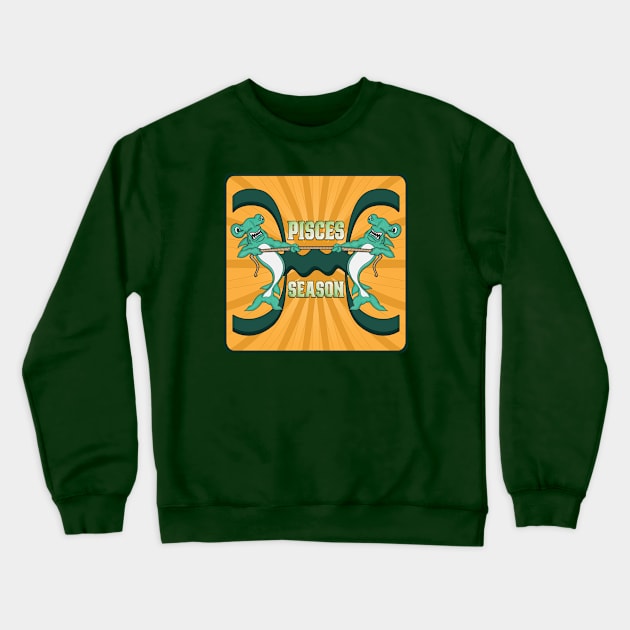 Pisces Season Crewneck Sweatshirt by Big Bee Artistry